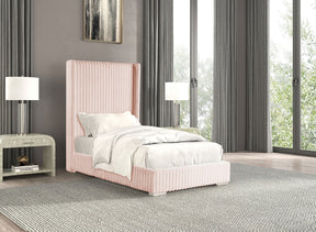 Cadwell Pink Full Bed by Furniture of America at Eve Furniture