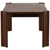 Cadwell Dining Table, Brown by Dovetail at Eve Furniture
