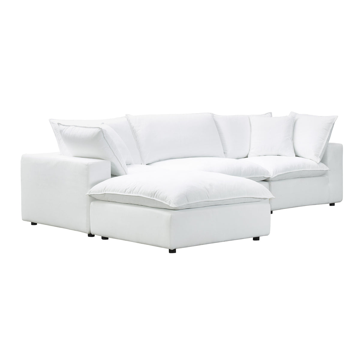 Cali Performance Fabric Modular 4-Piece Sectional by TOV Furniture at Eve Furniture