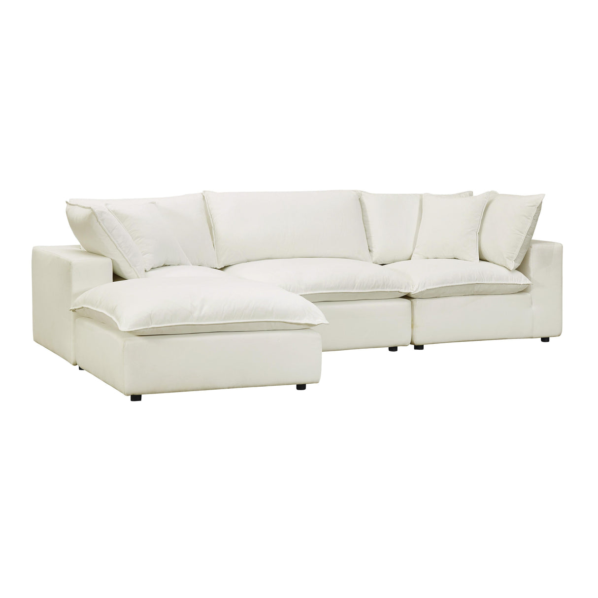 Cali Performance Fabric Modular 4-Piece Sectional by TOV Furniture at Eve Furniture