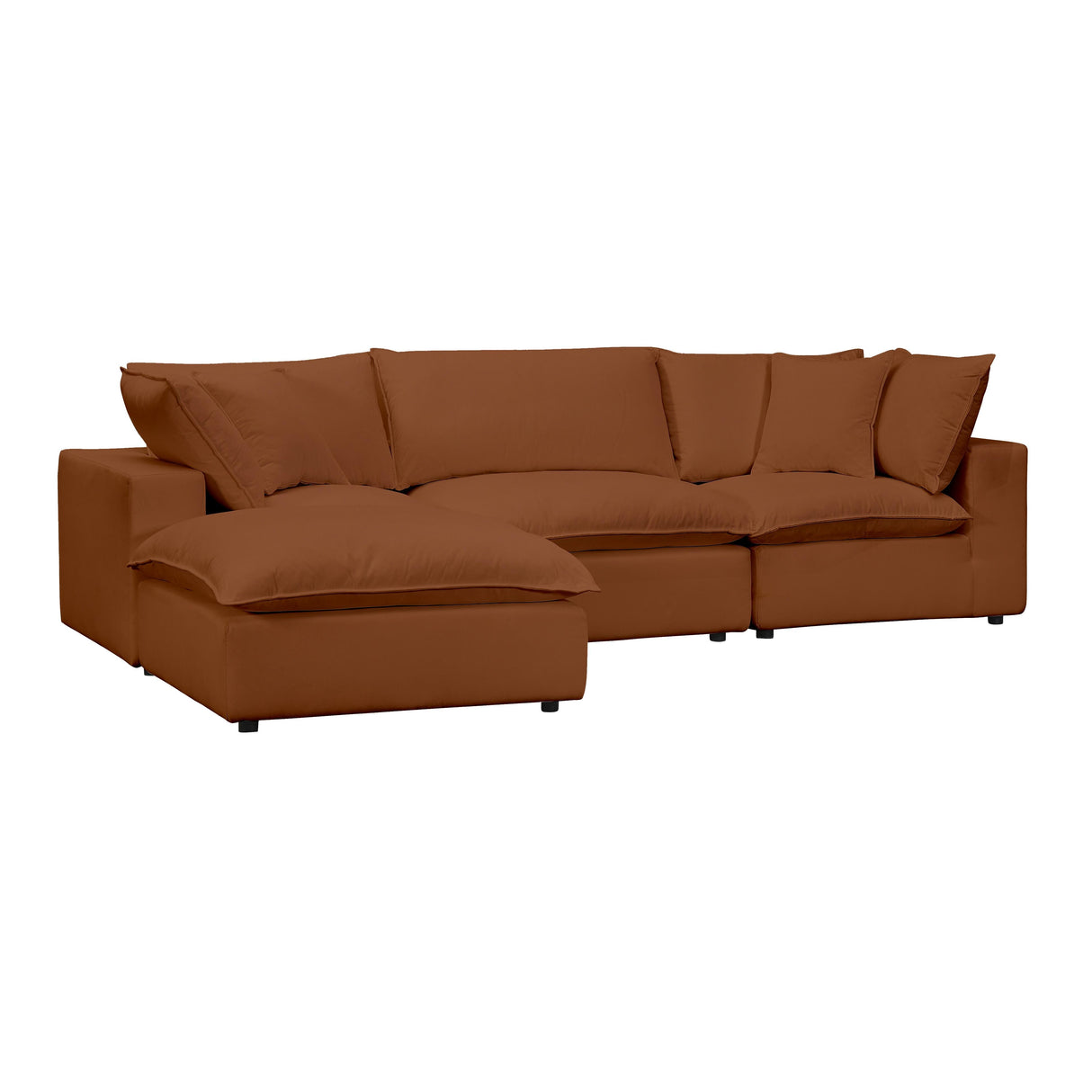 Cali Performance Fabric Modular 4-Piece Sectional by TOV Furniture at Eve Furniture