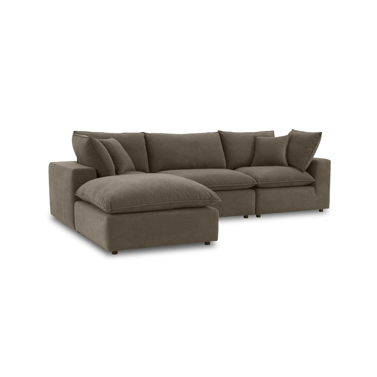 Cali Performance Fabric Modular 4-Piece Sectional by TOV Furniture at Eve Furniture