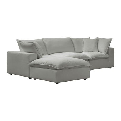 Cali Performance Fabric Modular 4-Piece Sectional by TOV Furniture at Eve Furniture