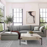 Cali Performance Fabric Modular 4-Piece Sectional by TOV Furniture at Eve Furniture