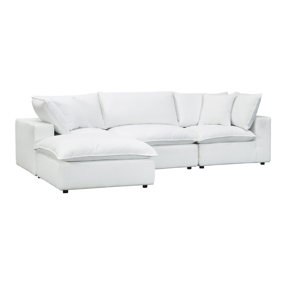 Cali Performance Fabric Modular 4-Piece Sectional by TOV Furniture at Eve Furniture