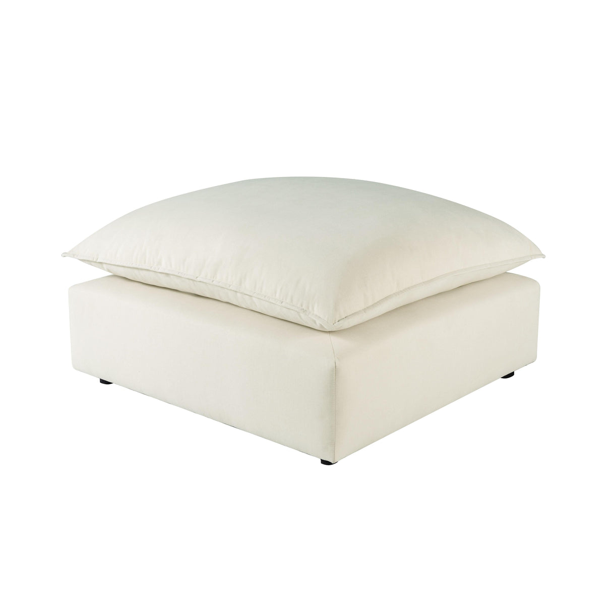 Cali Performance Fabric Ottoman by TOV Furniture at Eve Furniture