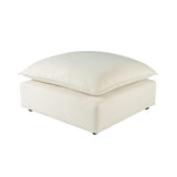 Cali Performance Fabric Ottoman by TOV Furniture at Eve Furniture