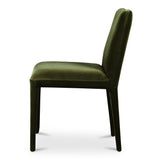 Calla Green Velvet Dining Chair (Set of 2) by Moe's Home at Eve Furniture