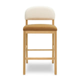 Calla Performance Velvet Counter Stool by TOV Furniture at Eve Furniture
