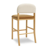 Calla Performance Velvet Counter Stool by TOV Furniture at Eve Furniture