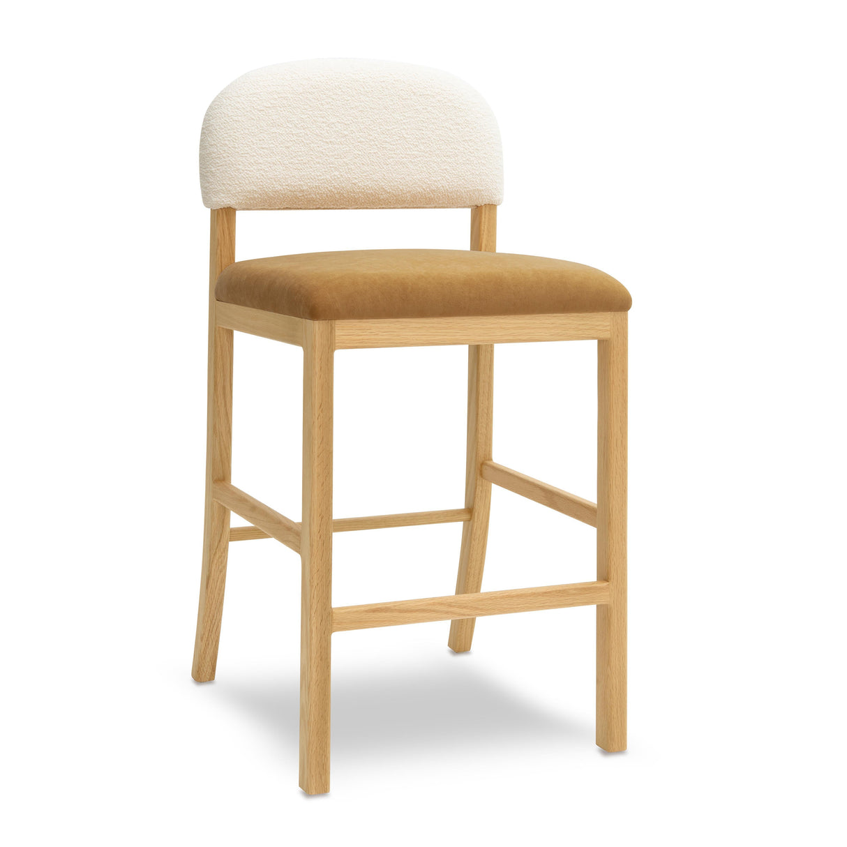 Calla Performance Velvet Counter Stool by TOV Furniture at Eve Furniture