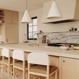 Calla Performance Velvet Counter Stool by TOV Furniture at Eve Furniture