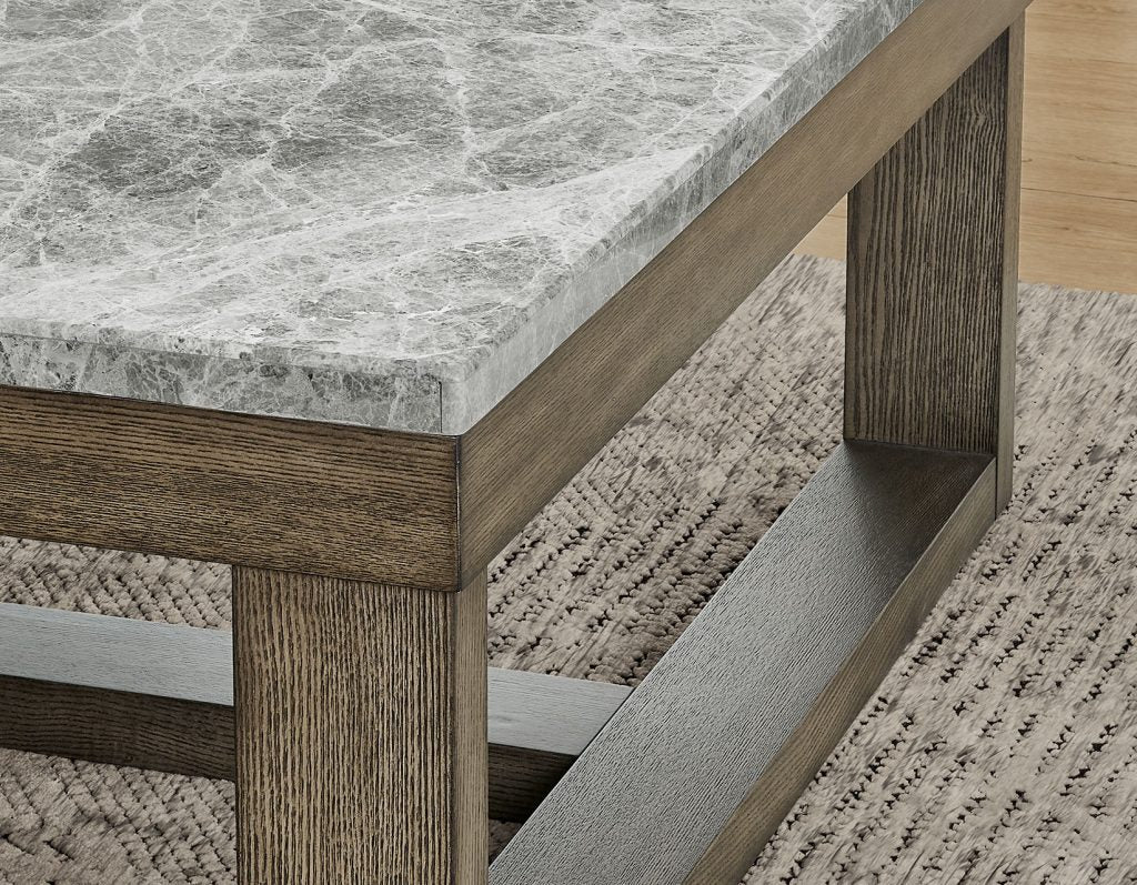 Calla Gray Marble Top Cocktail Table