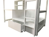 Callistus White Bunk Bed by Furniture of America at Eve Furniture