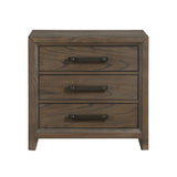 Cambridge Dark Walnut Nightstand by Homelegance at Eve Furniture