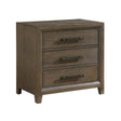 Cambridge Dark Walnut Nightstand by Homelegance at Eve Furniture