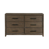 Cambridge Dark Walnut Storage Platform Bedroom Set by Homelegance at Eve Furniture