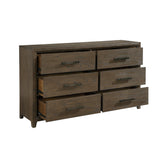 Cambridge Dark Walnut Storage Platform Bedroom Set by Homelegance at Eve Furniture