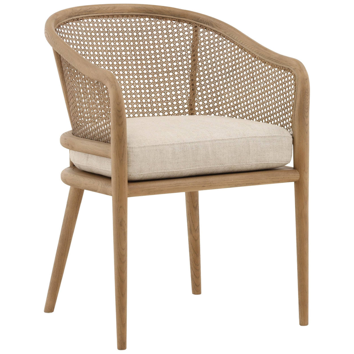 Camile Dining Chair, Beige by Dovetail at Eve Furniture