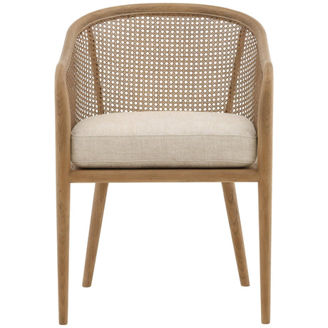 Camile Dining Chair, Beige by Dovetail at Eve Furniture