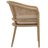 Camile Dining Chair, Beige by Dovetail at Eve Furniture