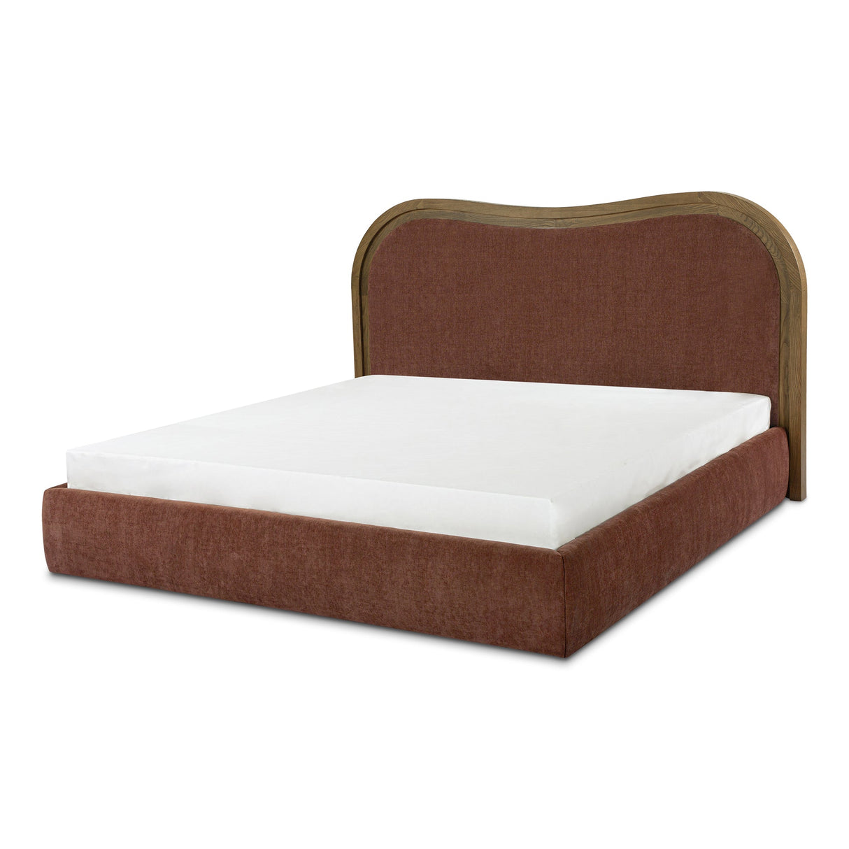 Camilla Chestnut King Bed by Moe's Home at Eve Furniture