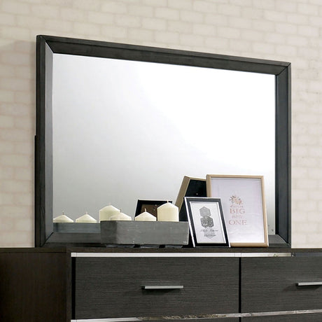 Camryn Warm Gray Mirror by Furniture of America at Eve Furniture