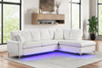 Candy Beige Led Lights Right Arm Facing (RAF) Sectional by Happy Homes at Eve Furniture