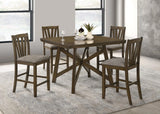Canfield Brown Counter Height Chair, Set of 2 by Coaster at Eve Furniture