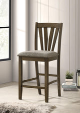 Canfield Brown Counter Height Chair, Set of 2 by Coaster at Eve Furniture