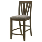 Canfield Brown Counter Height Chair, Set of 2 by Coaster at Eve Furniture