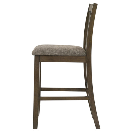 Canfield Brown Counter Height Chair, Set of 2 by Coaster at Eve Furniture