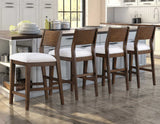 Canton Cushioned Seat 24″ Counter Stool, Set of 2 by Steve Silver at Eve Furniture