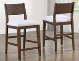 Canton Cushioned Seat 24″ Counter Stool, Set of 2 by Steve Silver at Eve Furniture