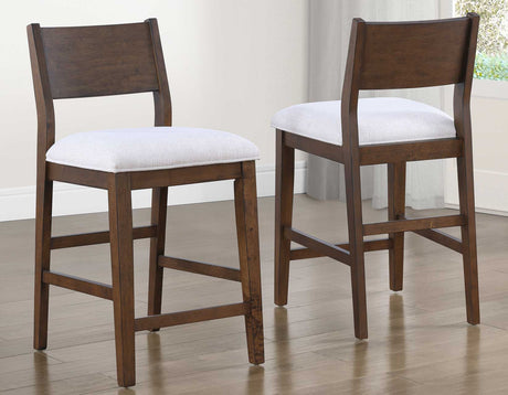Canton Cushioned Seat 24″ Counter Stool, Set of 2 by Steve Silver at Eve Furniture