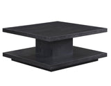Canyon Black Cocktail Table with Casters by Steve Silver at Eve Furniture