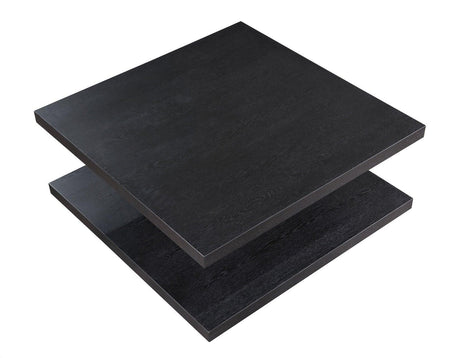 Canyon Black Cocktail Table with Casters by Steve Silver at Eve Furniture