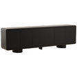 Capella Sideboard, Black by Dovetail at Eve Furniture