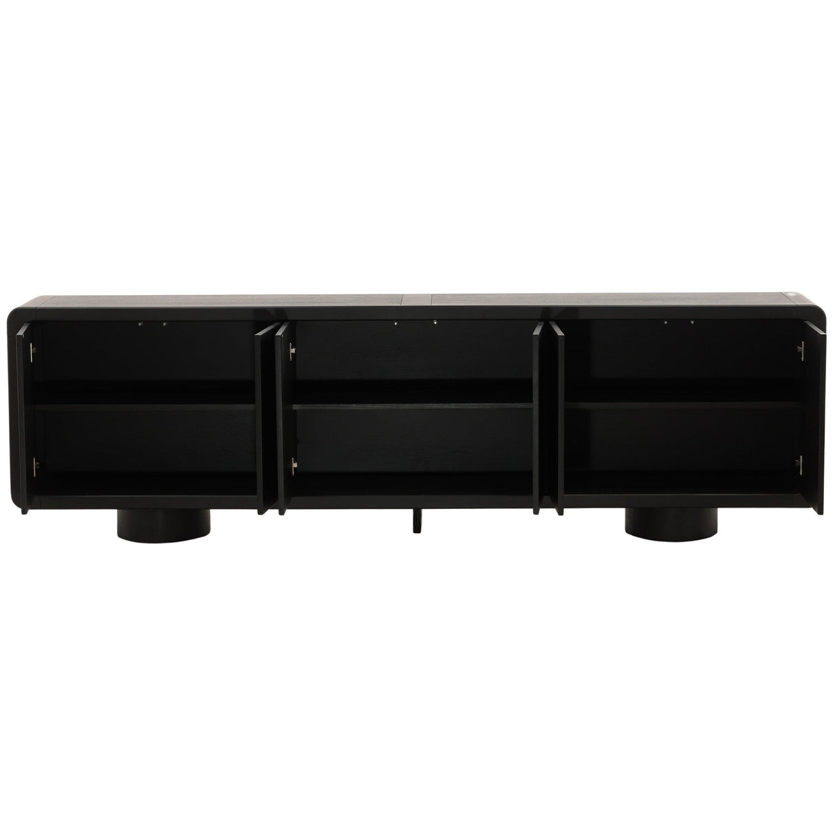 Capella Sideboard, Black by Dovetail at Eve Furniture