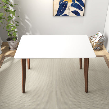Carlos White Small Dining Table by Ashcroft Imports at Eve Furniture