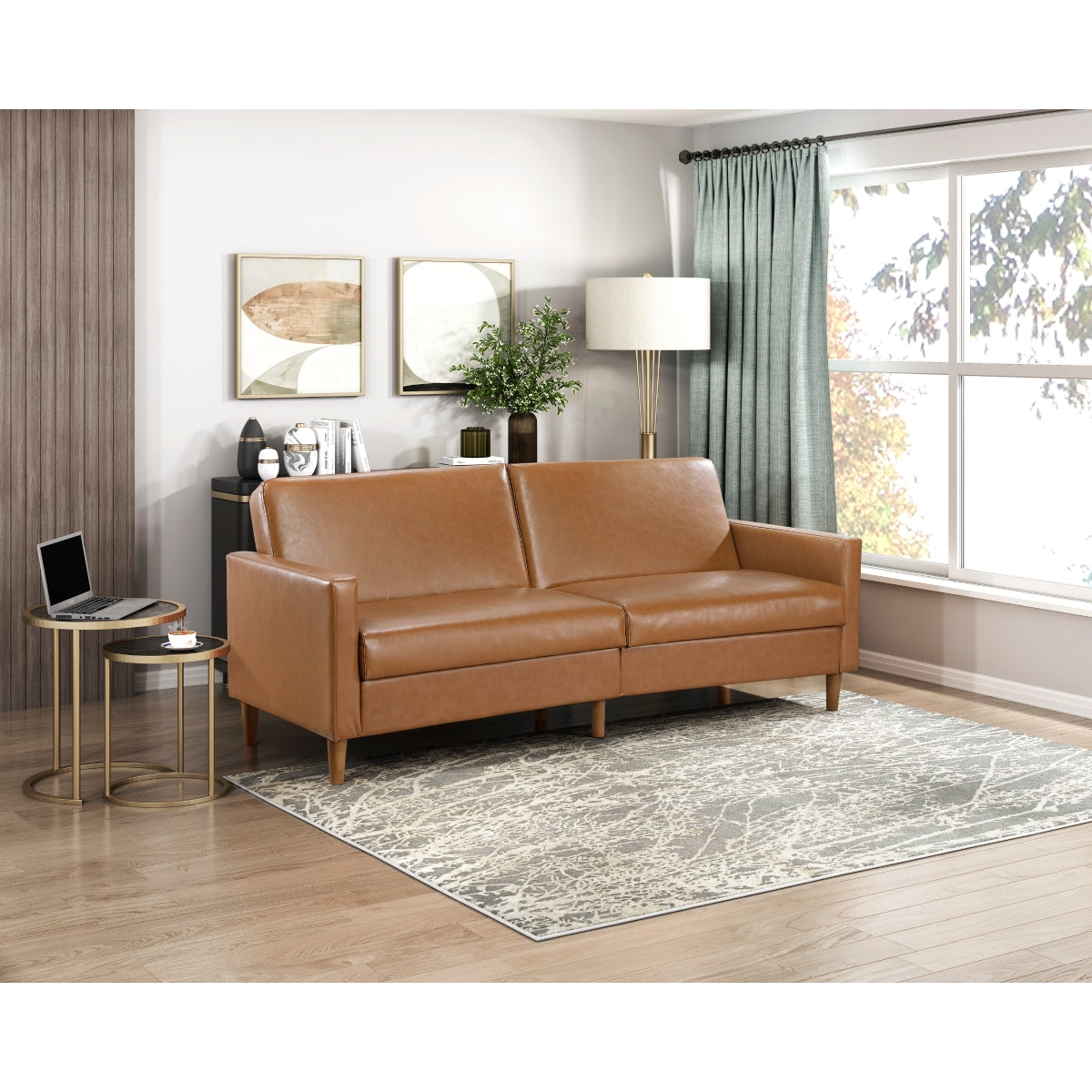 Carlton Camel Elegant Lounger by Homelegance at Eve Furniture
