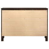 Carlton Cappuccino 6-Drawer Rectangular Dresser by Coaster at Eve Furniture