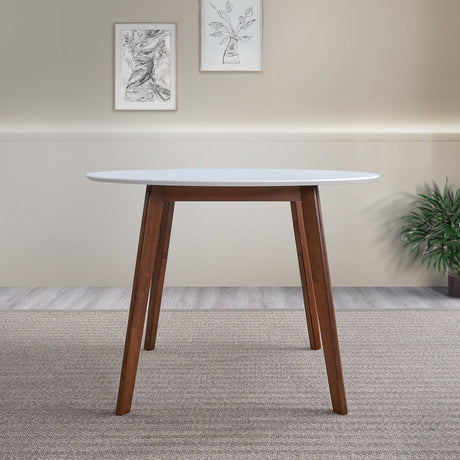 Carlton White Top Dining Table by Ashcroft Imports at Eve Furniture