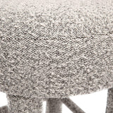Carmel Black & White Performance Boucle Counter Stool by TOV Furniture at Eve Furniture