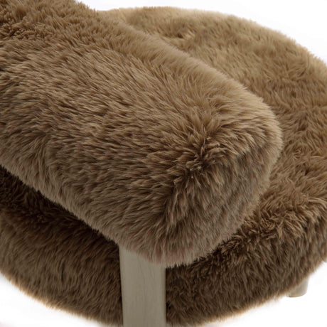 Carmel Vegan Shearling Accent Chair by TOV Furniture at Eve Furniture