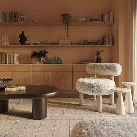 Carmel Vegan Shearling Accent Chair by TOV Furniture at Eve Furniture