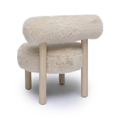 Carmel Vegan Shearling Accent Chair by TOV Furniture at Eve Furniture