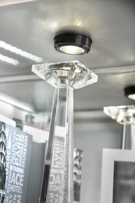 Carrollton Chrome Curio Cabinet by Furniture of America at Eve Furniture