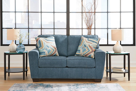 Cashton Blue Living Room Set by Ashley at Eve Furniture