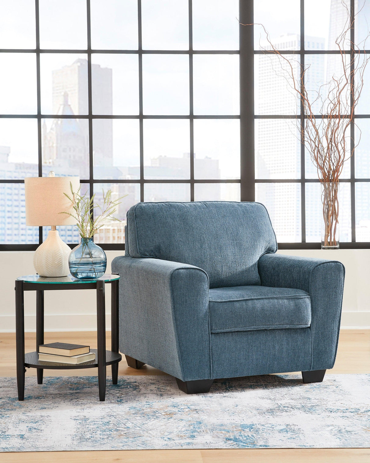 Cashton Blue Living Room Set by Ashley at Eve Furniture